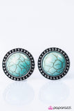 Paparazzi "Big Country" Blue Clip On Earrings Paparazzi Jewelry