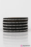 Paparazzi "Big Hitter" Black Wrap Bracelet Paparazzi Jewelry