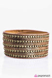 Paparazzi "Big Hitter" Brass Wrap Bracelet Paparazzi Jewelry