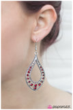 Paparazzi "Big Spender" Red Earrings Paparazzi Jewelry