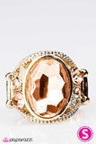 Paparazzi "Big Talk - Gold" ring Paparazzi Jewelry