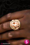 Paparazzi "Big Talk - Gold" ring Paparazzi Jewelry