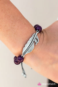 Paparazzi "Bird Watching" Purple Bracelet Paparazzi Jewelry