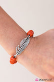 Paparazzi "Bird Watching" Orange Bracelet Paparazzi Jewelry