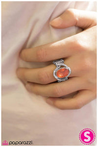 Paparazzi "Birthday Girl" Orange Ring Paparazzi Jewelry