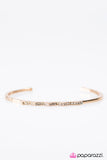 Paparazzi "Bite The Bullet" Gold 027XX Bracelet Paparazzi Jewelry