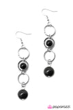 Paparazzi "Blast Off" Black Earrings Paparazzi Jewelry