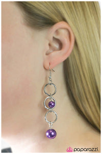 Paparazzi "Blast Off" Purple Earrings Paparazzi Jewelry