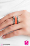 Paparazzi "Blaze of Glory" Orange Ring Paparazzi Jewelry