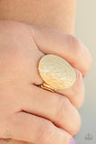 Paparazzi "Blazing Brilliance" Gold FASHION FIX Ring Paparazzi Jewelry