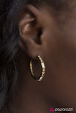 Paparazzi "BLING On The Night" Brass Post Earrings Paparazzi Jewelry
