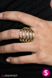 Paparazzi "Blissfully Blessed" Brass Ring Paparazzi Jewelry