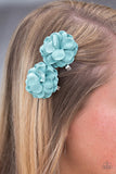 Paparazzi "Blissful Summer" Blue Hair Clip Paparazzi Jewelry