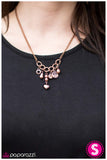 Paparazzi "Blissful Thinking" Copper Necklace & Earring Set Paparazzi Jewelry