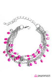 Paparazzi "Block Beats - Pink" bracelet Paparazzi Jewelry