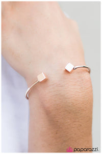 Paparazzi "Block Party" Rose Gold Bracelet Paparazzi Jewelry