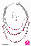 Paparazzi "BLOCK Star - Pink" necklace Paparazzi Jewelry