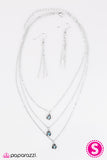 Paparazzi "Bloom Bash - Blue" necklace Paparazzi Jewelry