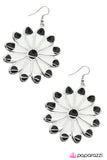 Paparazzi "Blooming Beauty" White Earrings Paparazzi Jewelry