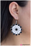 Paparazzi "Blooming Beauty" White Earrings Paparazzi Jewelry