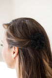 Paparazzi "Blooming Fields" Black Hair Clip Paparazzi Jewelry