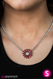 Paparazzi "Bloom With Grace" Red Necklace & Earring Set Paparazzi Jewelry