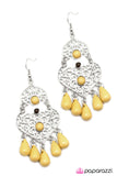 Paparazzi "Boho Bollywood" Yellow Earrings Paparazzi Jewelry