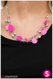 Paparazzi "Bon Adventure!" Pink Necklace & Earring Set Paparazzi Jewelry