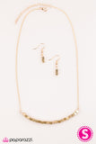 Paparazzi "Boombox Baby - Gold" necklace Paparazzi Jewelry