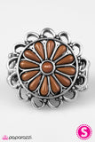 Paparazzi "Boomin and Bloomin - Brown" ring Paparazzi Jewelry