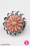 Paparazzi "Boomin and Bloomin - Orange" ring Paparazzi Jewelry
