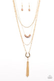 Paparazzi "Boot Scootin Boogie - Gold" necklace Paparazzi Jewelry