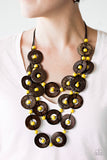 Paparazzi "Bora Bora Beauty - Yellow" necklace Paparazzi Jewelry