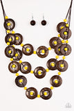 Paparazzi "Bora Bora Beauty - Yellow" necklace Paparazzi Jewelry