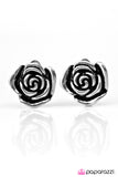 Paparazzi "Born BLOOMantic" Silver Clip On Earrings Paparazzi Jewelry