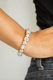 Paparazzi "Born To Bedazzle" Gold Bracelet Paparazzi Jewelry