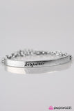 Paparazzi "Born To Inspire" Silver Bracelet Paparazzi Jewelry