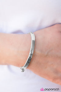 Paparazzi "Born To Inspire" Silver Bracelet Paparazzi Jewelry