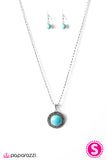 Paparazzi "Born To Roam" Blue Necklace & Earring Set Paparazzi Jewelry