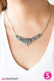 Paparazzi "Born To Shimmer - Silver" necklace Paparazzi Jewelry