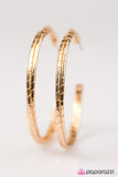 Paparazzi "Born To Slay - Gold" earring Paparazzi Jewelry