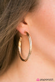 Paparazzi "Born To Slay - Gold" earring Paparazzi Jewelry