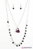 Paparazzi "Born To Wander" Purple Necklace & Earring Set Paparazzi Jewelry