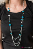 Paparazzi "BOSSanova - Blue" necklace Paparazzi Jewelry