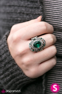 Paparazzi "Boss Babe" Green Ring Paparazzi Jewelry