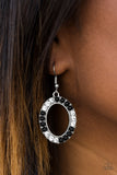 Paparazzi "Boss Glam" Black Earrings Paparazzi Jewelry