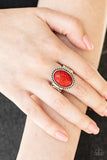 Paparazzi "Bountiful Deserts" Red  Ring Paparazzi Jewelry