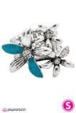 Paparazzi "Bouquet Of Bling - Blue" ring Paparazzi Jewelry