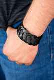 Paparazzi "Boys Round Here - Black" bracelet Paparazzi Jewelry