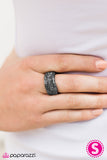 Paparazzi "Brand SPARKLING New" Black Ring Paparazzi Jewelry